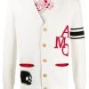 Alexander McQueen intarsia-knit V-neck cardigan
