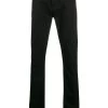 Alexander McQueen dragon patch tapered jeans