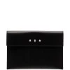 Alexander McQueen studded leather envelope clutch