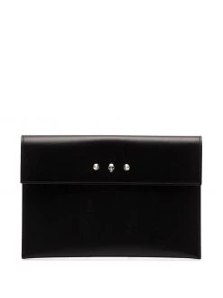 Alexander McQueen studded leather envelope clutch