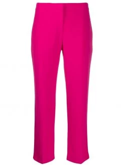 Alexander McQueen straight cropped trousers