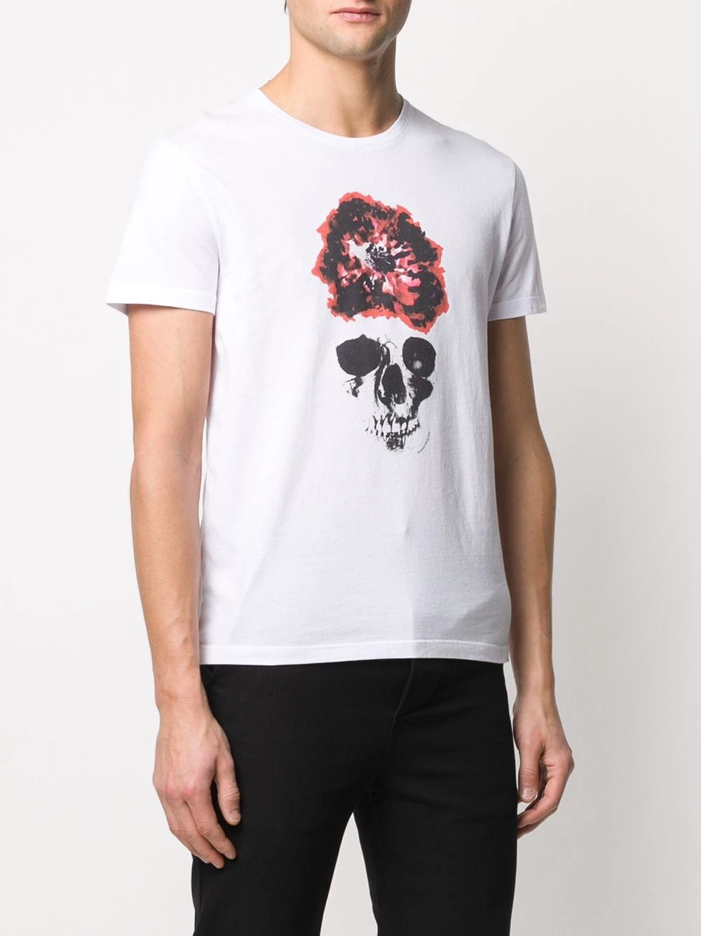 Buy 💯 Alexander McQueen Graphic skull print T 👚 shirt 👏 3 Alexander McQueen graphic skull print T-shirt
