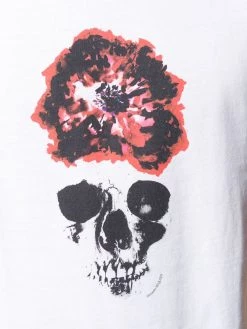 Buy 💯 Alexander McQueen Graphic skull print T 👚 shirt 👏 9 Alexander McQueen graphic skull print T-shirt