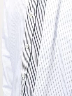 Alexander McQueen striped layered shirt