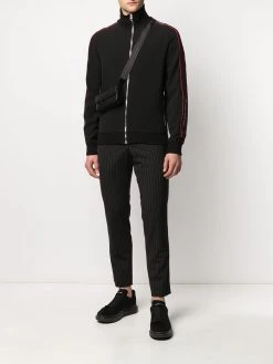 Alexander McQueen logo tape track jacket