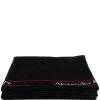 Alexander McQueen jacquard logo beach towel