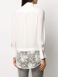 Alexander McQueen lace detail blouse