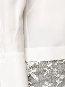 Alexander McQueen lace detail blouse