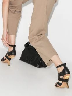 Alexander McQueen No.13 105 wedge leather sandals