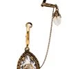 Alexander McQueen charm seal droplet ear cuff
