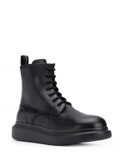 Alexander McQueen oversized lace-up ankle boots