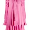 Alexander McQueen tie-neck ruffle dress