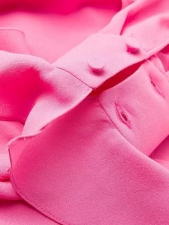 Alexander McQueen tie-neck ruffle dress