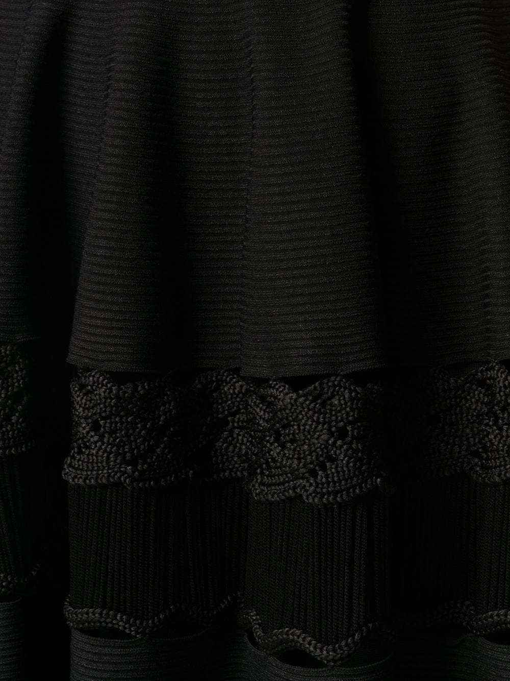 Flash Sale 😀 Alexander McQueen Ribbed detail flared 👗 dress 🎉 5 Alexander McQueen ribbed detail flared dress