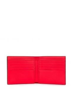 Alexander McQueen striped detailed logo wallet