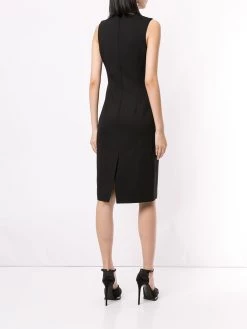 Buy ๐ฏ Alexander McQueen Bow embellished pencil ๐ dress โญ 10 Alexander McQueen bow-embellished pencil dress