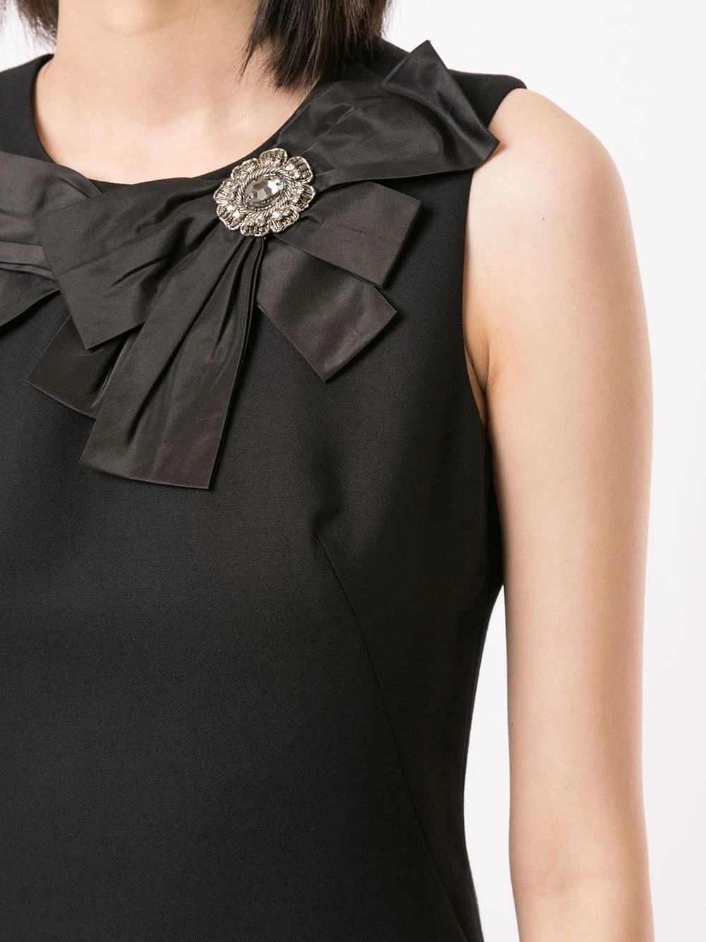 Buy ๐ฏ Alexander McQueen Bow embellished pencil ๐ dress โญ 5 Alexander McQueen bow-embellished pencil dress