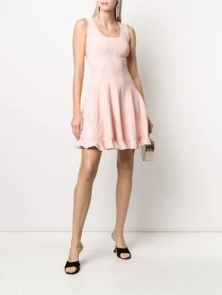 Alexander McQueen flared knit dress