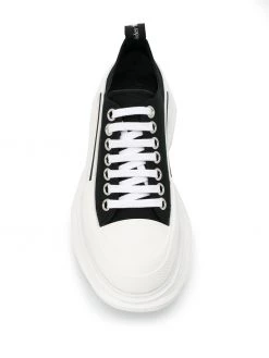 Cheap ๐งจ Alexander McQueen Low top flatform ๐ sneakers ๐ฅฐ 7 Alexander McQueen low-top flatform sneakers