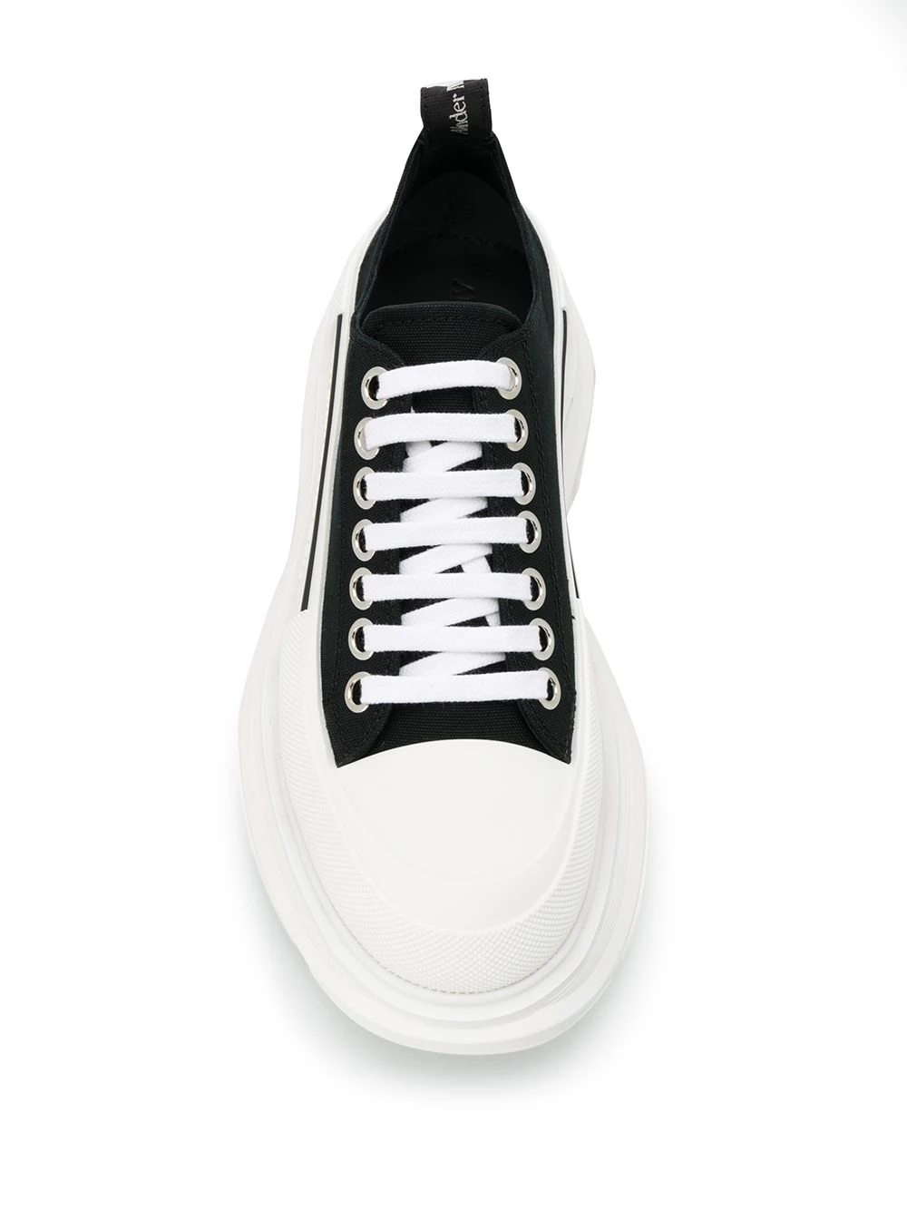 Cheap ๐งจ Alexander McQueen Low top flatform ๐ sneakers ๐ฅฐ 4 Alexander McQueen low-top flatform sneakers