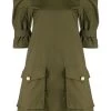 Alexander McQueen military style mini dress