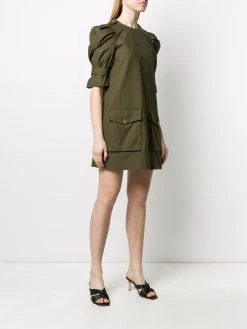 Alexander McQueen military style mini dress