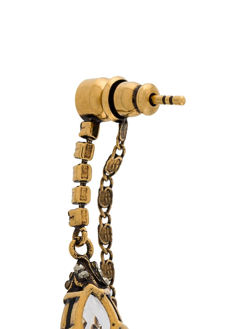 Cheapest 🎉 Alexander McQueen Mismatched chain drop earrings 🔥 5 Alexander McQueen mismatched chain drop earrings