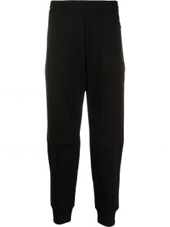 Alexander McQueen embroidered logo patch track trousers