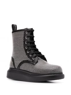 Alexander McQueen studded lace-up ankle boots