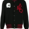 Alexander McQueen skull intarsia bomber jacket