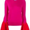 Alexander McQueen flared-sleeve knit jumper