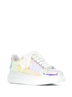 Alexander McQueen Oversized holographic-effect sneakers