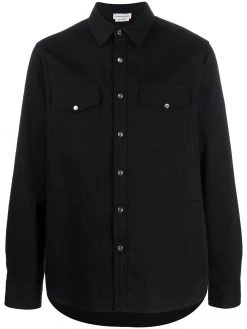 Alexander McQueen denim jacket with embroidery