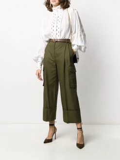 Alexander McQueen cropped cargo trousers
