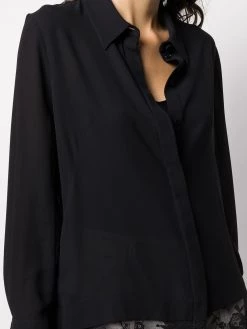 Alexander McQueen contrast panel shirt