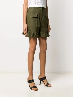 Hot Sale ๐งจ Alexander McQueen High waisted ruffle hem shorts ๐ 7 Alexander McQueen high-waisted ruffle hem shorts