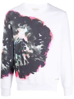 Alexander McQueen abstract print sweatshirt