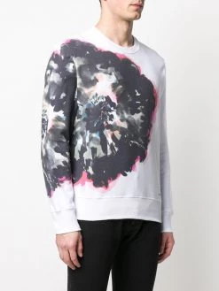 Alexander McQueen abstract print sweatshirt