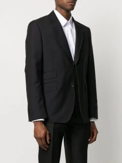 Alexander McQueen pinstripe panelled suit jacket