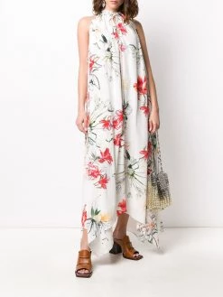 Alexander McQueen Endangered Flower print sleeveless dress