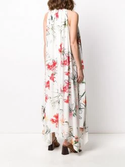 Alexander McQueen Endangered Flower print sleeveless dress