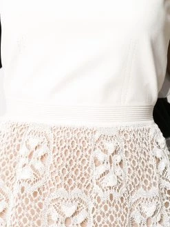 Brand new ๐คฉ Alexander McQueen Lace details peplum top ๐ฏ 9 Alexander McQueen lace-details peplum top
