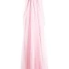 Alexander McQueen draped details long dress