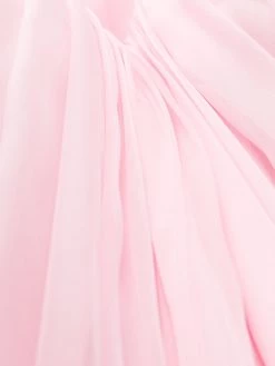 Alexander McQueen draped details long dress