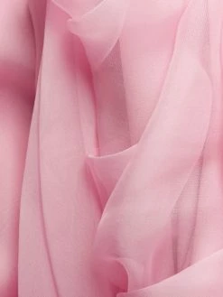 Alexander McQueen draped details long dress