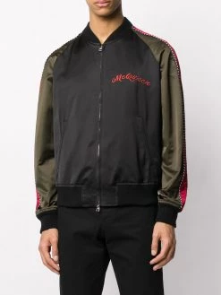 Alexander McQueen dragon-embroidered bomber jacket