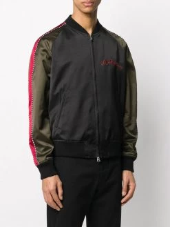 Alexander McQueen dragon-embroidered bomber jacket