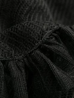 Alexander McQueen sheer frill sleeveless dress