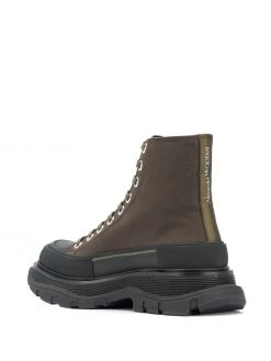 Alexander McQueen chunky sole lace-up boots