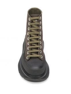 Alexander McQueen chunky sole lace-up boots